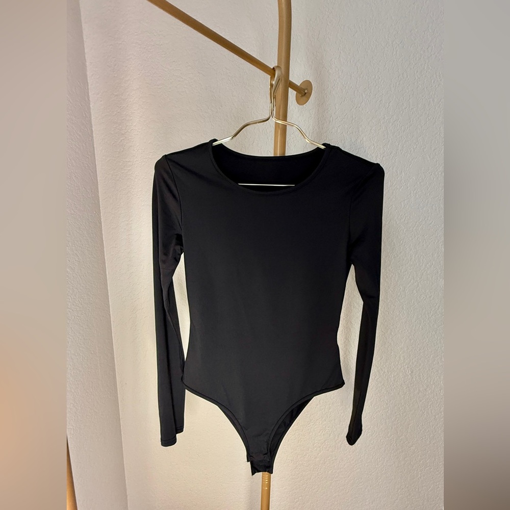 Black Long Sleeve Bodysuit